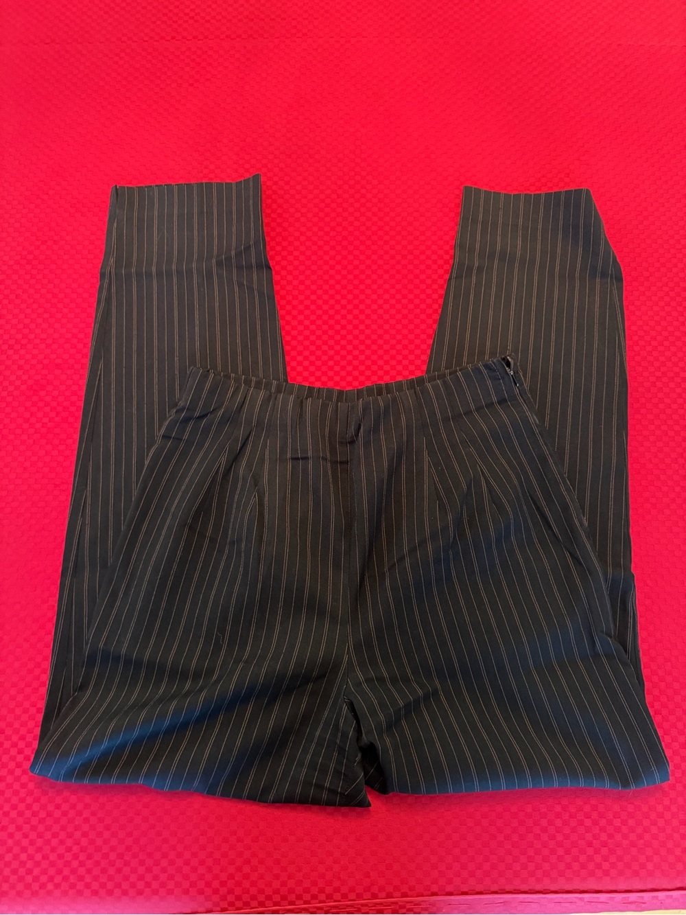 Briggs New York Black Pinstripe Women's Trousers